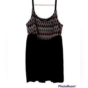 Torrid challis chevron babydoll top